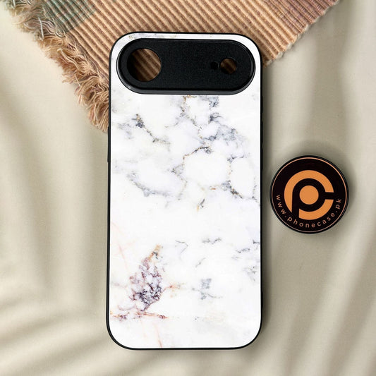 iPhone Air - White Design 3 - Premium Metal Printed Soft Bumper Shock Proof Case