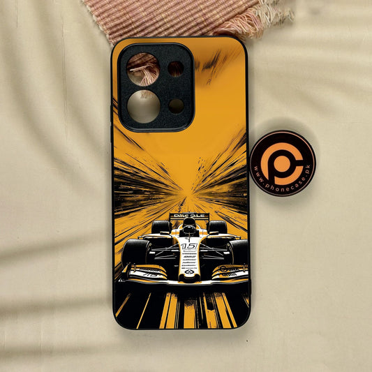 Xiaomi Redmi 15C - Formula 1 Design 4 - Premium Metal Printed Soft Bumper Shock Proof Case