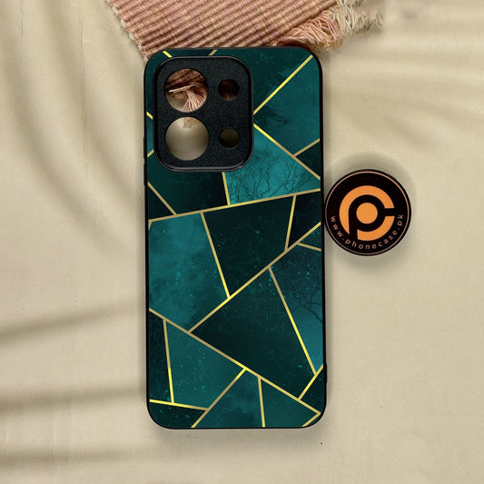 Xiaomi Redmi 15C - Geometric Design 1 - Premium Metal Printed Soft Bumper Shock Proof Case