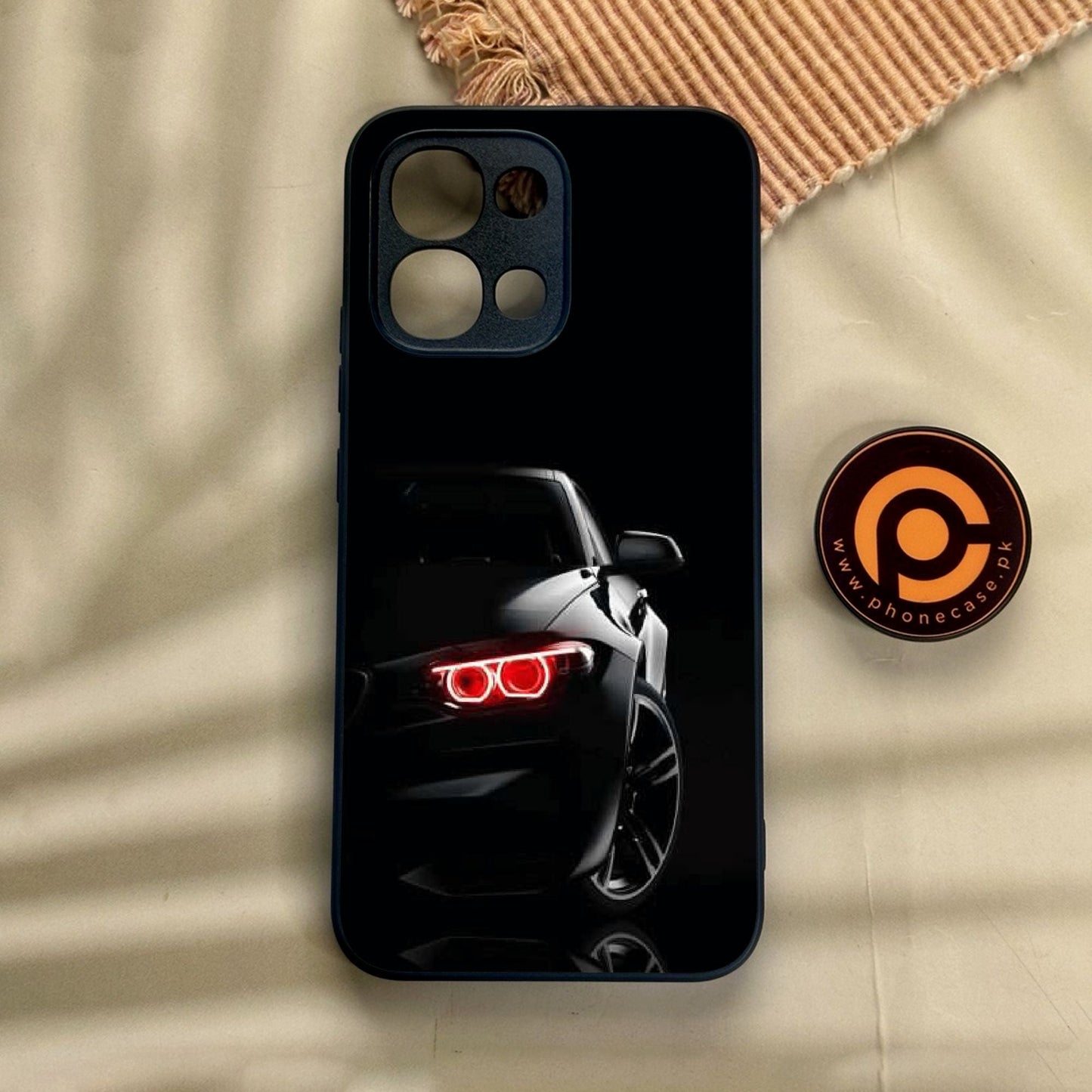 Oppo A6 Pro - Black Art Design 6 - Premium Metal Printed Soft Bumper Shock Proof Case