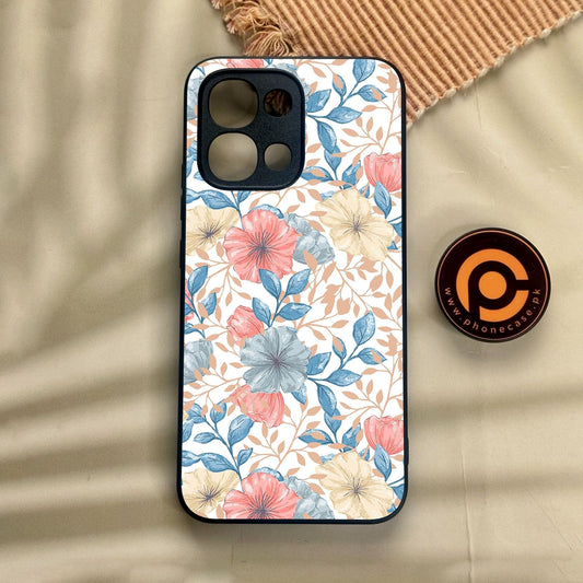 Oppo A6 Pro - Seamless Flower - Premium Metal Printed Soft Bumper Shock Proof Case