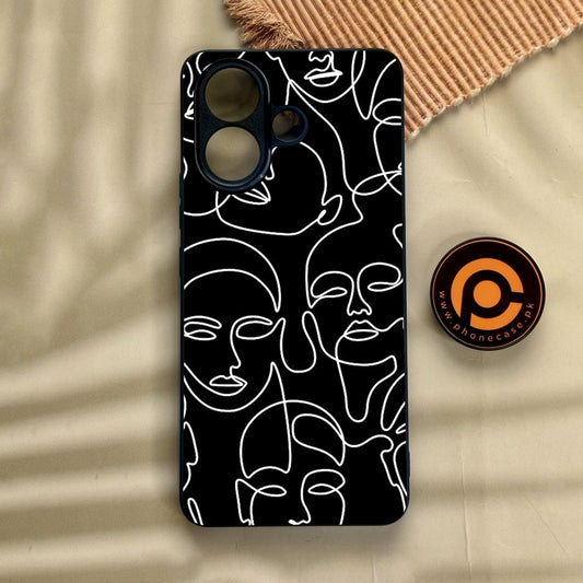 Vivo V60 Lite  - Girls Design 10 - Premium Metal Printed Soft Bumper Shock Proof Case