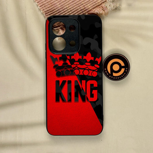 Xiaomi Redmi 15C - King Design 6 - Premium Metal Printed Soft Bumper Shock Proof Case
