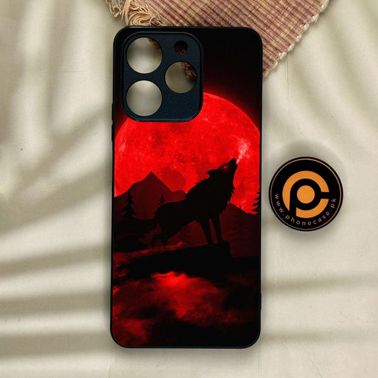 Realme Note 70 - Wolf Design 5 - Premium Metal Printed Soft Bumper Shock Proof Case