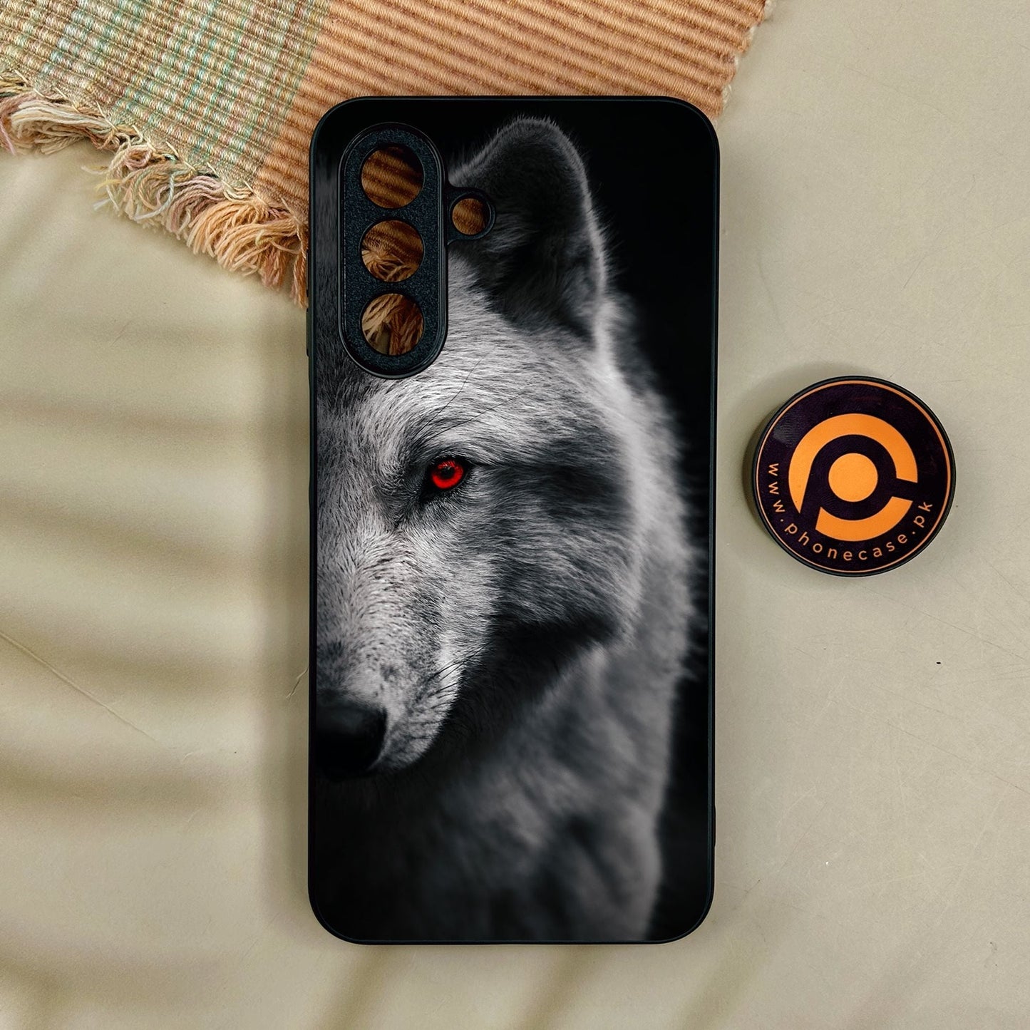 Samsung Galaxy A17 - Wolf Design 10 - Premium Metal Printed Soft Bumper Shock Proof Case