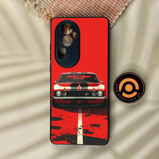 Oppo Reno 10 Pro Plus - Classic Racer Vibes - Premium Metal Printed Soft Bumper Shock Proof Case