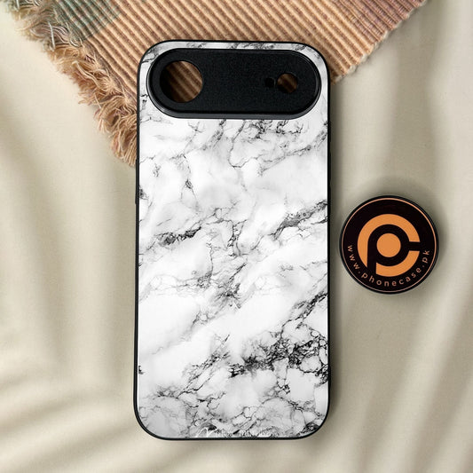 iPhone Air - White Design 7 - Premium Metal Printed Soft Bumper Shock Proof Case