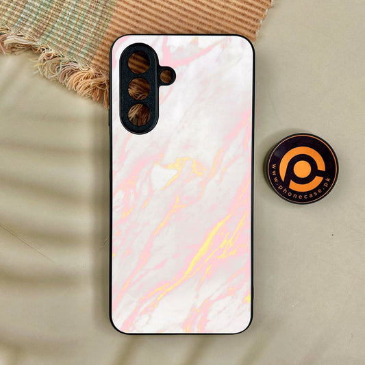 Samsung Galaxy A17 - Pink Design 7 - Premium Metal Printed Soft Bumper Shock Proof Case