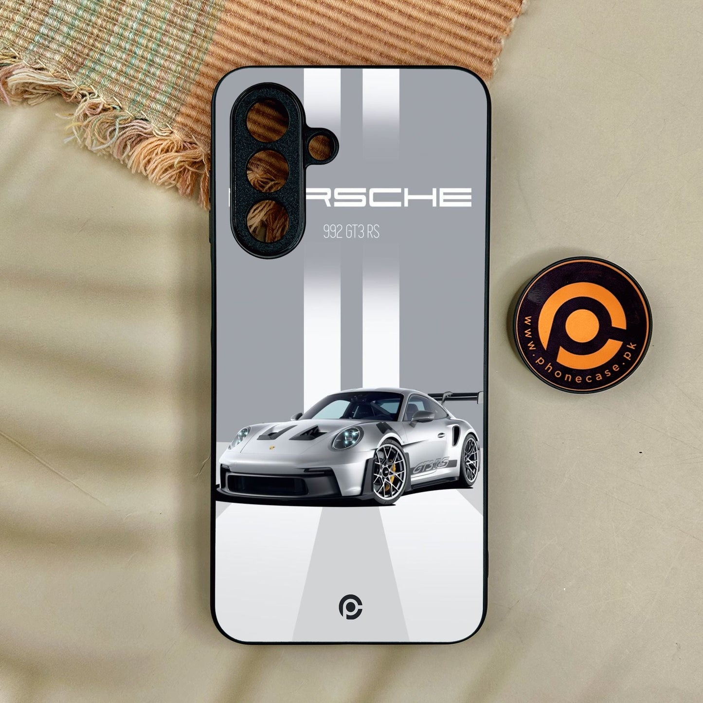 Samsung Galaxy A17 - Porsche Gt3 Rs Thrill - Premium Metal Printed Soft Bumper Shock Proof Case