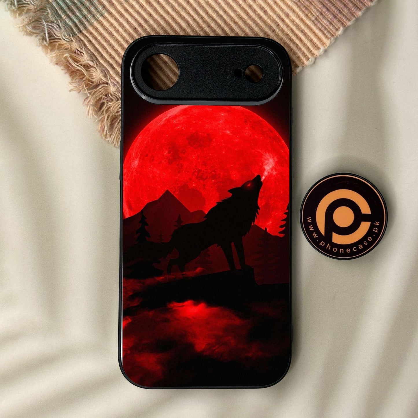 iPhone Air - Wolf Design 5 - Premium Metal Printed Soft Bumper Shock Proof Case