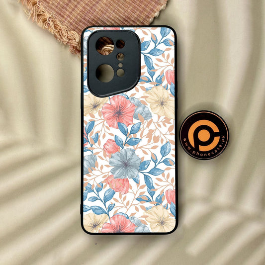 Oppo Find X5 Pro - Seamless Flower - Premium Metal Printed Soft Bumper Shock Proof Case