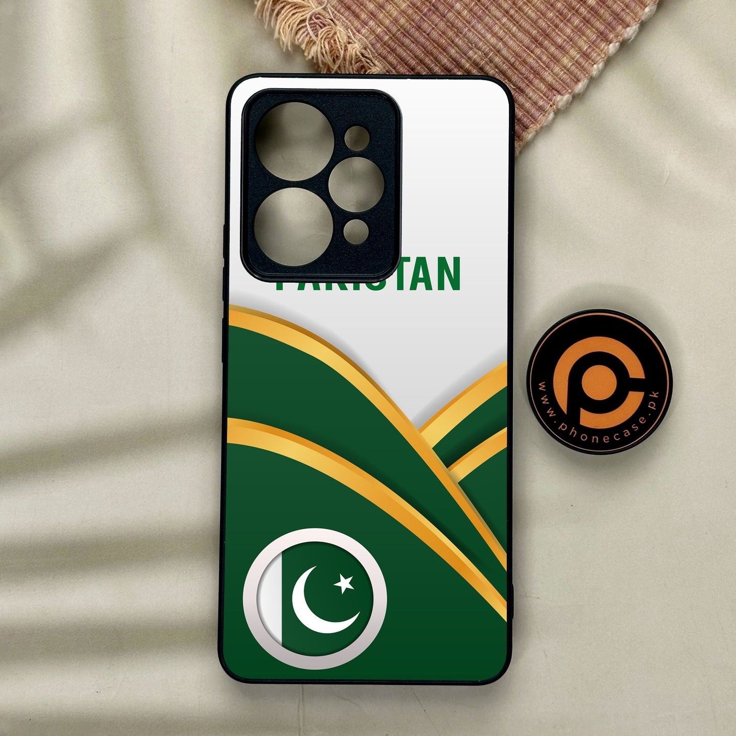 Realme 15 - Pakistani Flag Design 1 - Premium Metal Printed Soft Bumper Shock Proof Case