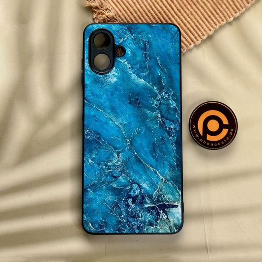 Samsung Galaxy A07 - Blue 2.0 Design 3 - Premium Metal Printed Soft Bumper Shock Proof Case