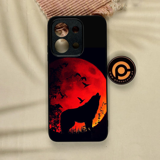 Xiaomi Redmi 15C - Wolf Design 1 - Premium Metal Printed Soft Bumper Shock Proof Case