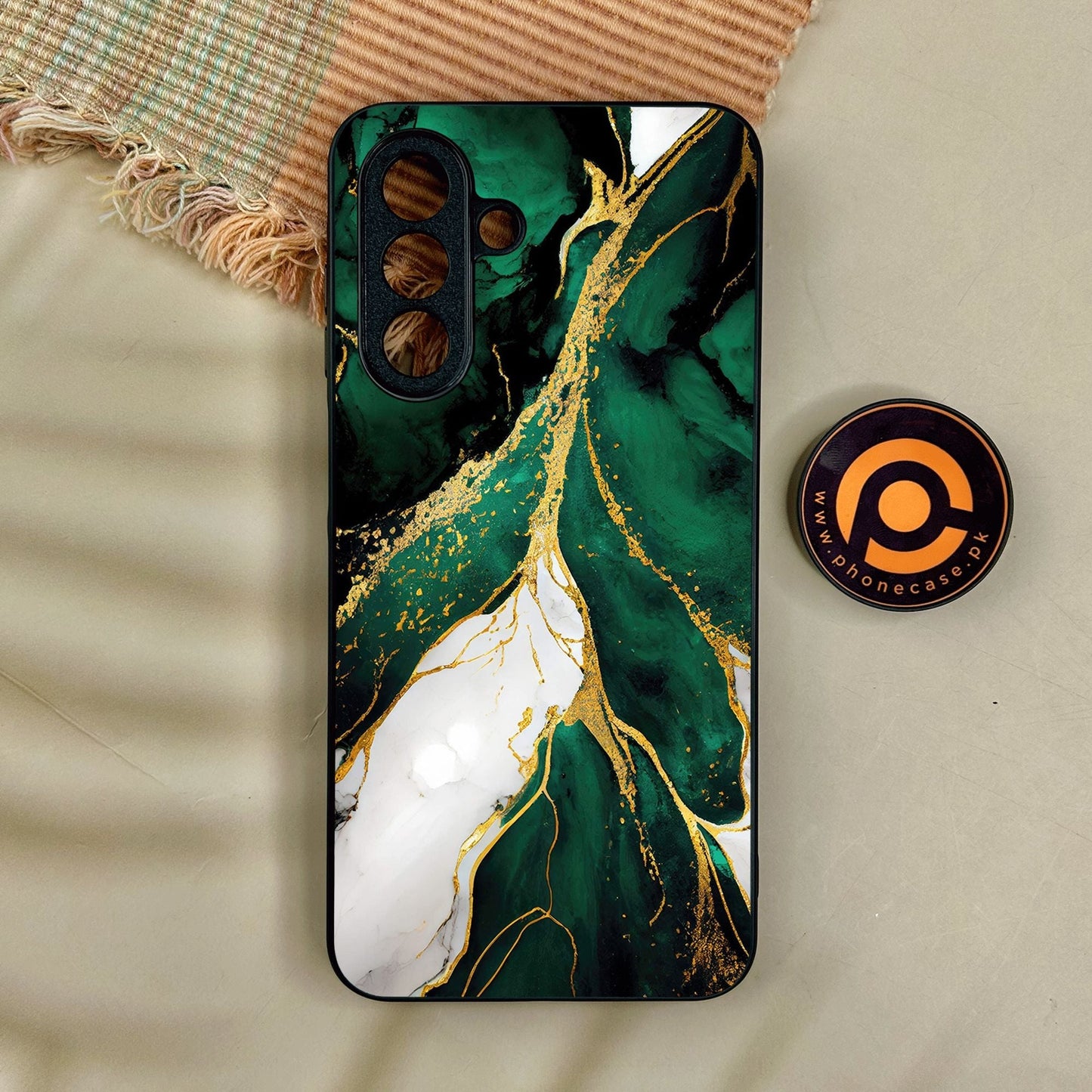 Samsung Galaxy A17 - Liquid Marble Design 7 - Premium Metal Printed Soft Bumper Shock Proof Case