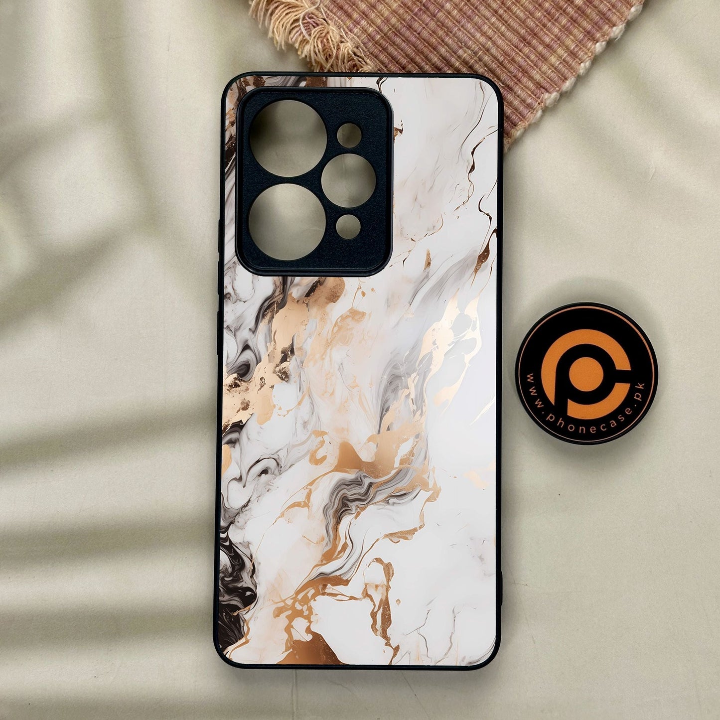 Realme 15 Pro - Liquid Marble Design 1 - Premium Metal Printed Soft Bumper Shock Proof Case