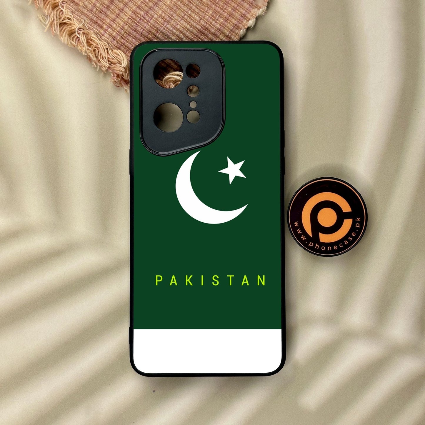 Oppo Find X5 Pro - Pakistan Design 5 - Premium Metal Printed Soft Bumper Shock Proof Case