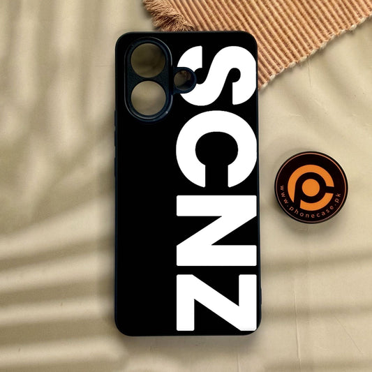 Vivo V60 Lite  - Scnz - Premium Metal Printed Soft Bumper Shock Proof Case