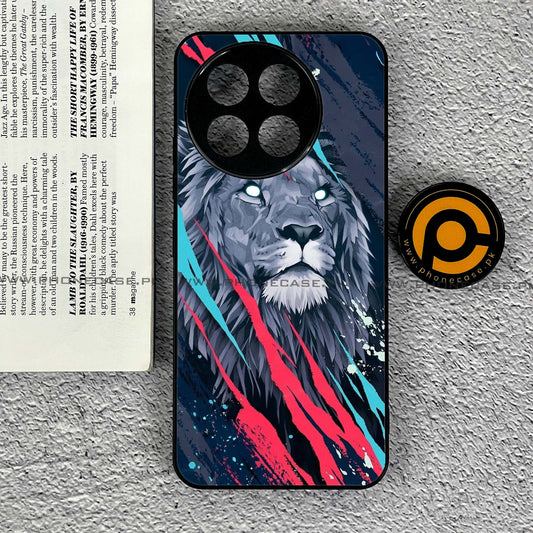 OnePlus Ace 5 - Abstract Animated Lion -  Premium Printed Metal soft Bumper shock Proof Case
