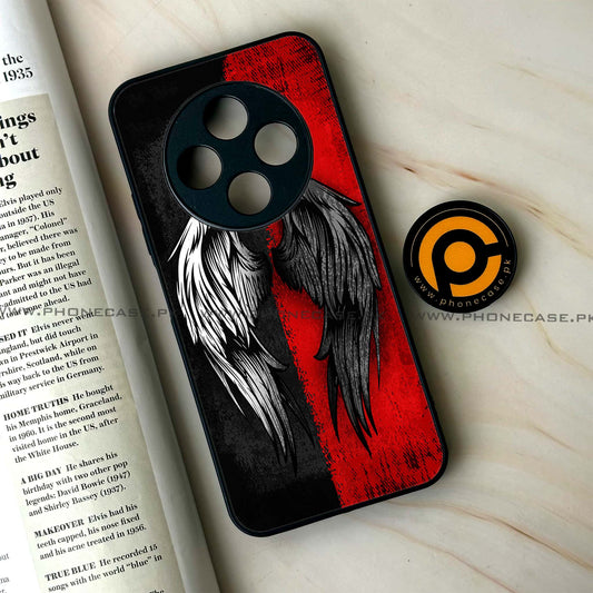 Tecno Spark 30C - Angel Wings 2.0 Design 10  - Premium Printed Glass soft Bumper shock Proof Case CS-37476