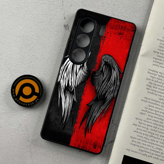 Tecno Camon 40 Pro - Angel Wings 2.0 Design 10 - Premium Metal Printed Soft Bumper Shockproof Case CS-38546