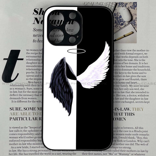 iPhone 13 Pro - Angel Wings 2.0  Design 5 - Premium Metal Printed soft Bumper shock Proof Case CS-37558