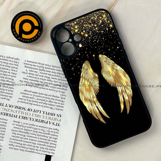 iPhone 16 Plus - Angel Wings Design 1  - Premium Metal Printed soft Bumper shock Proof Case  CS-38974