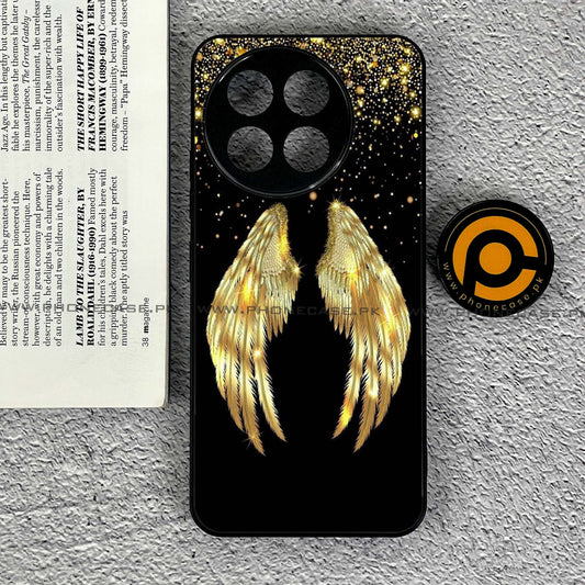 OnePlus Ace 5 - Angel Wings Series - Premium Metal Printed soft Bumper shock Proof Case