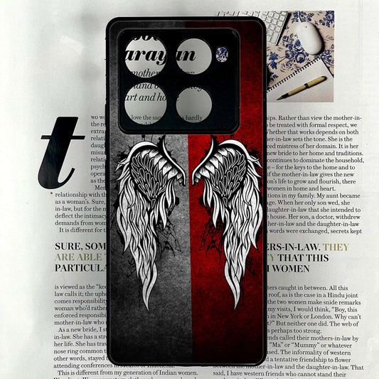 Infinix Note 40 Pro 4G - Angel Wings Design 2  - Premium Printed Glass soft Bumper shock Proof Case CS-37805