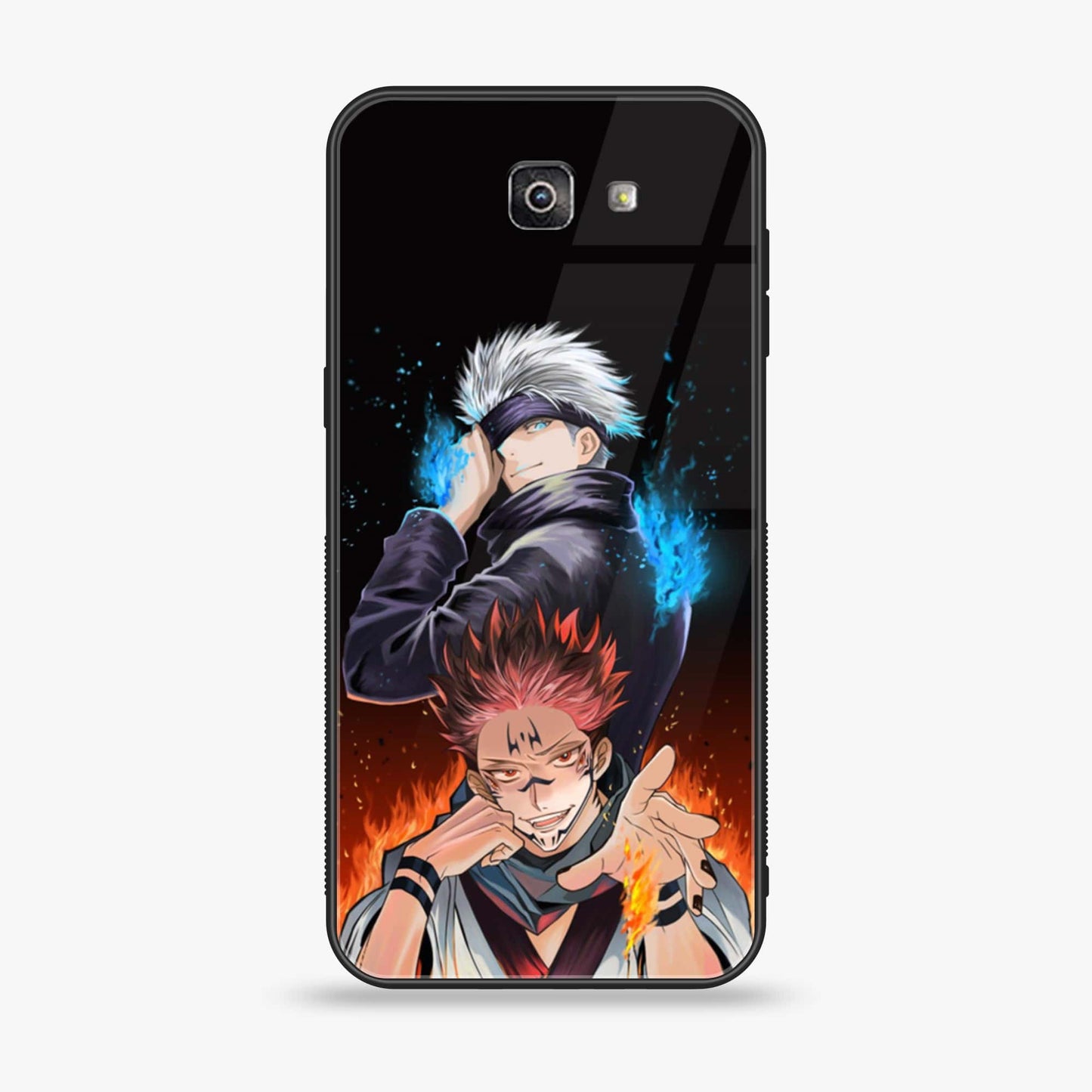 Galaxy J7 Prime - Anime 2.0 Design 10 - Premium Printed Glass soft Bumper shock Proof Case  CS-35565
