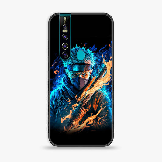 Tecno Camon 15 Pro - Anime 2.0 Design 4  - Premium Printed Glass soft Bumper shock Proof Case CS-37449