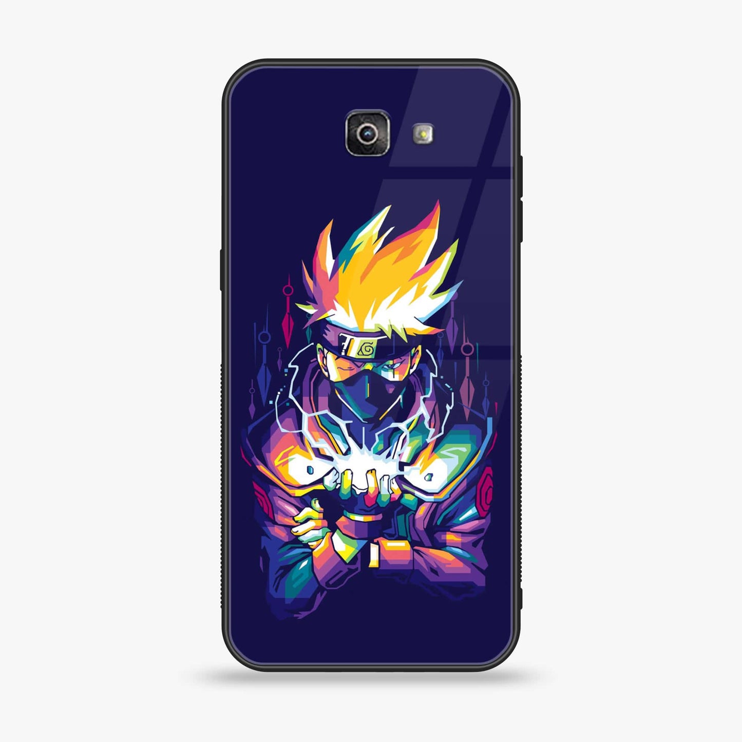 Galaxy J7 Prime - Anime 2.0 Design 6  - Premium Printed Glass soft Bumper shock Proof Case  CS-39002