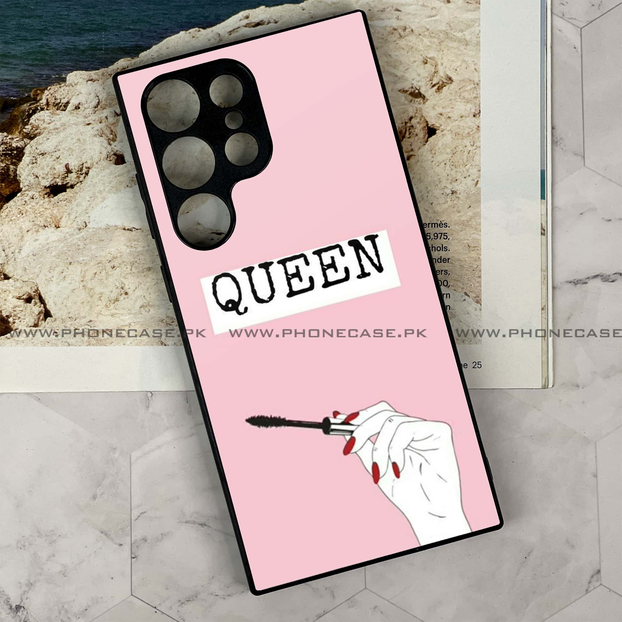 Samsung Galaxy S24 Ultra - Anime Girls Design 1 - Premium Metal Printed soft Bumper shock Proof Case  CS-38980