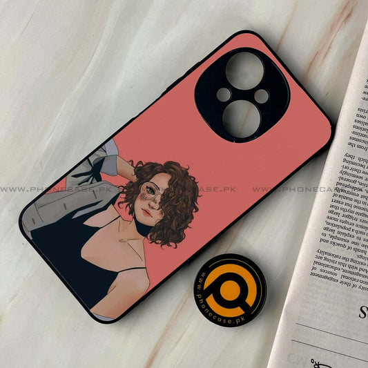 Tecno Spark Go 1 - Anime Girls Design 6  - Premium Printed Glass soft Bumper shock Proof Case CS-37311