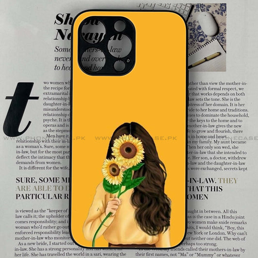 iPhone 16 Pro Max - Anime Girls  Design 7 - Premium Printed Metal soft Bumper shock Proof Case CS-37390