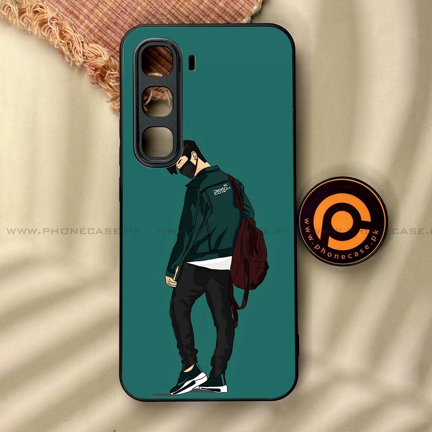 Infinix Hot 60 Pro Plus - Anime Design 1  - Premium Metal Printed soft Bumper shock Proof Case  CS-38829