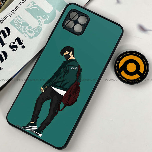 Samsung Galaxy A22 5G - Anime Design 1 - Premium Printed Glass soft Bumper shock Proof Case CS-37807