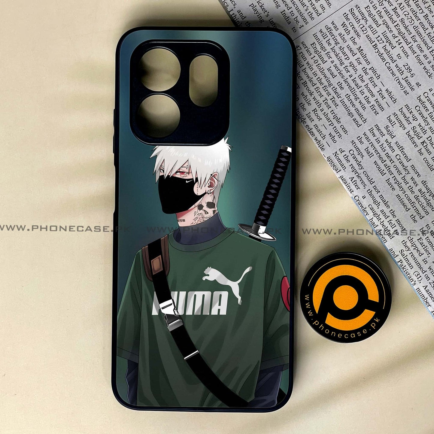 Infinix Hot 50i - Anime Design 3 - Premium Metal Printed soft Bumper shock Proof Case  CS-38450 CS-38845