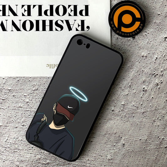 iPhone 5/5c/5s - Anime Design 4  - Premium Printed Glass soft Bumper shock Proof Case CS-37332