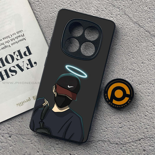 Redmi Note 14 Pro - Anime Design 4  - Premium Printed Glass soft Bumper shock Proof Case CS-38081