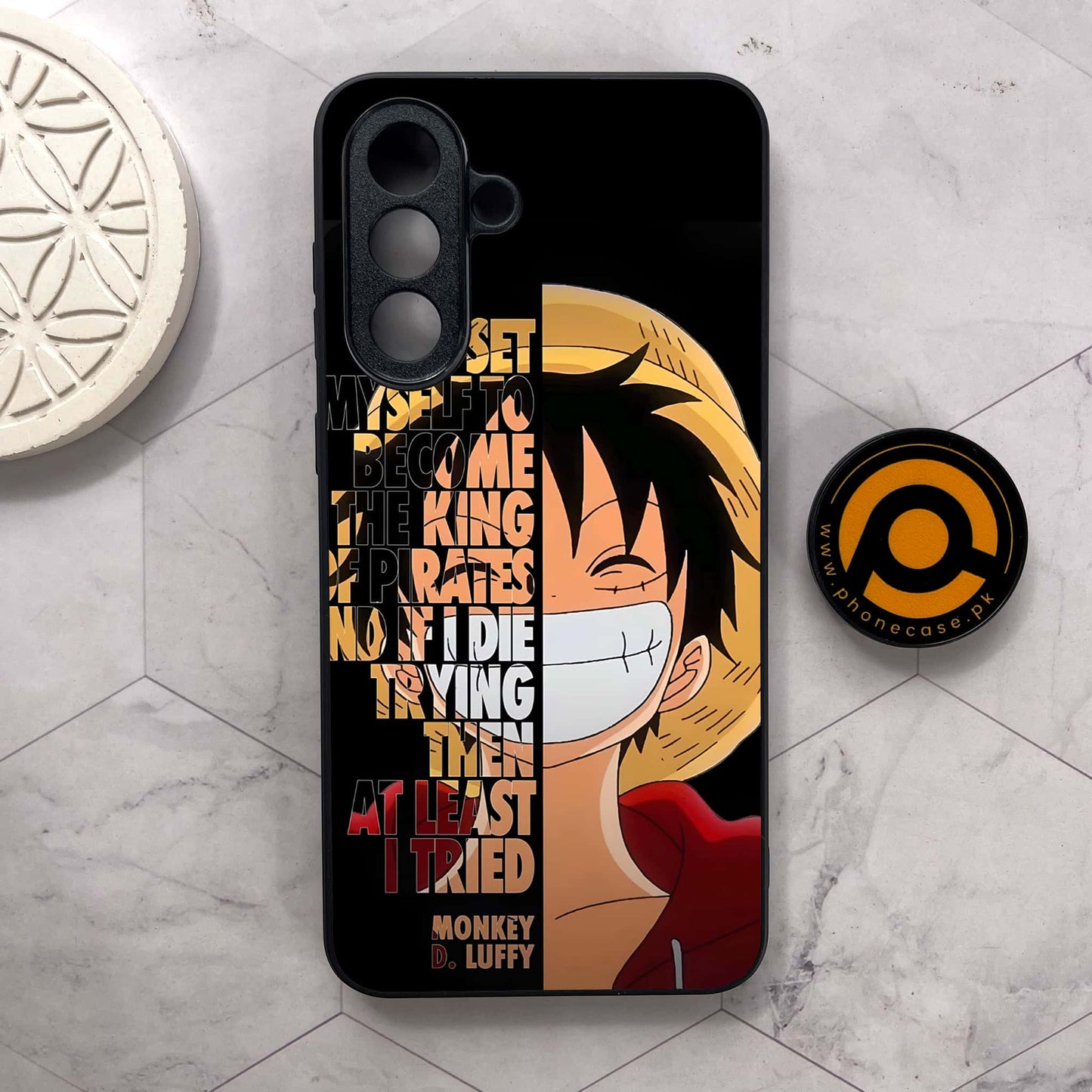 Samsung Galaxy A56 5G - Anime- Premium Metal Printed soft Bumper shock Proof Case CS-37879