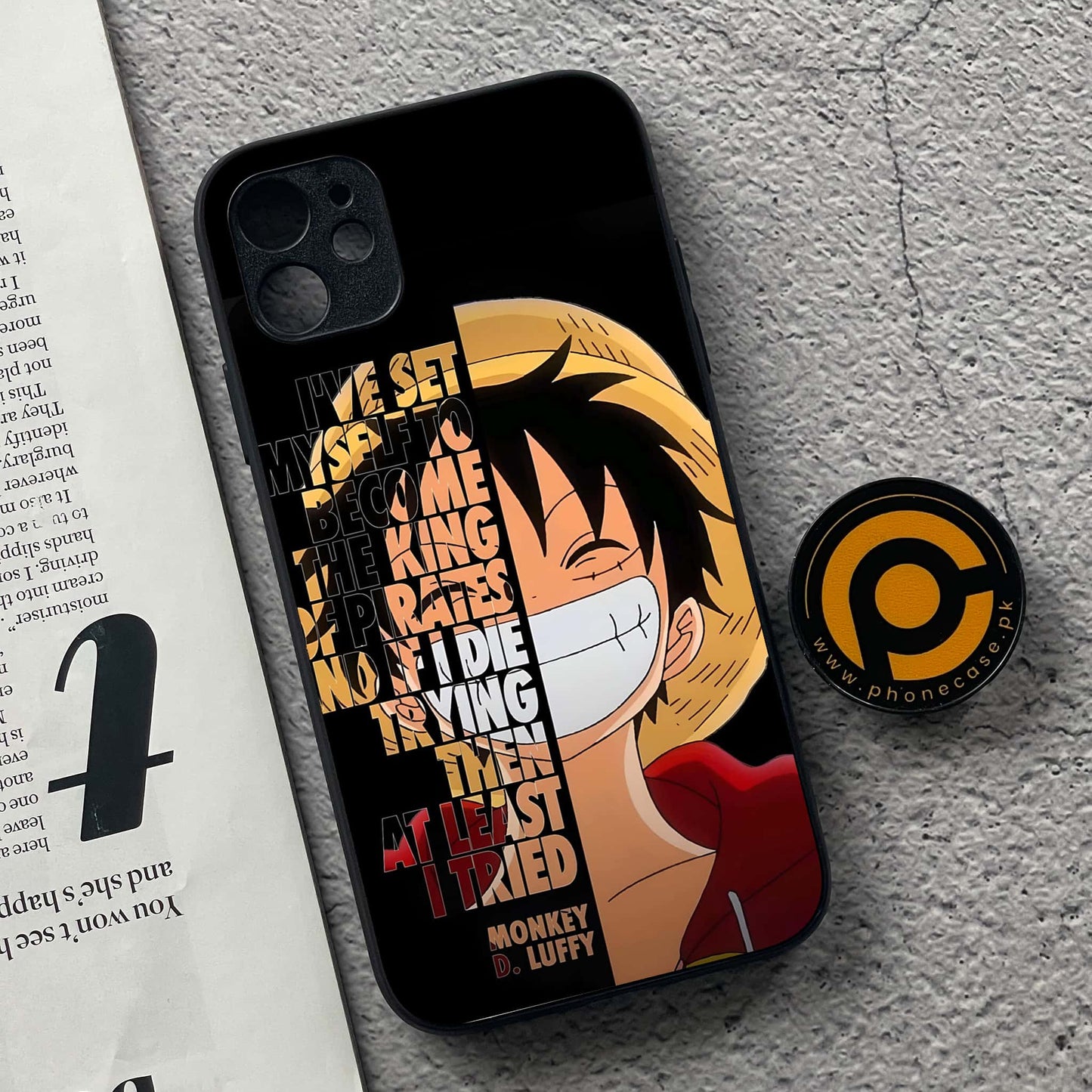 iPhone 11 - Anime - Premium Metal  Printed soft Bumper shock Proof Case CS-38444