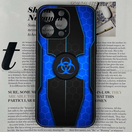 iPhone 14 Pro Max - Biohazard Sign Design 1  - Premium Metal Printed soft Bumper shock Proof Case CS-38031