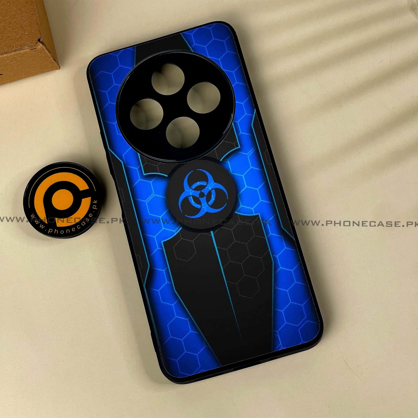 Xiaomi Redmi 14c - Biohazard Sign Design 1  - Premium Printed Glass soft Bumper shock Proof Case  CS-37944