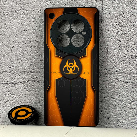 Infinix Zero 40 - Biohazard Sign Design 2 - Premium Metal Printed soft Bumper shock Proof Case CS-36963