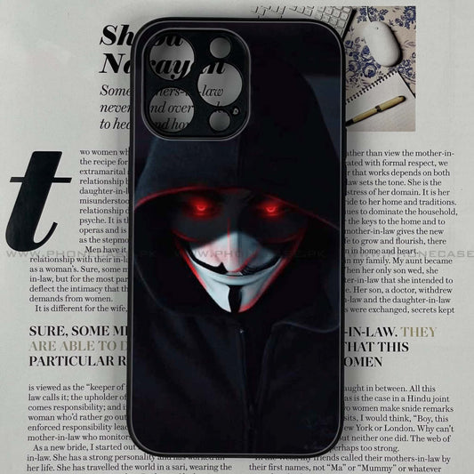 iPhone 16 Pro Max - Black Art Design 10  - Premium Printed Metal soft Bumper shock Proof Case CS-38840