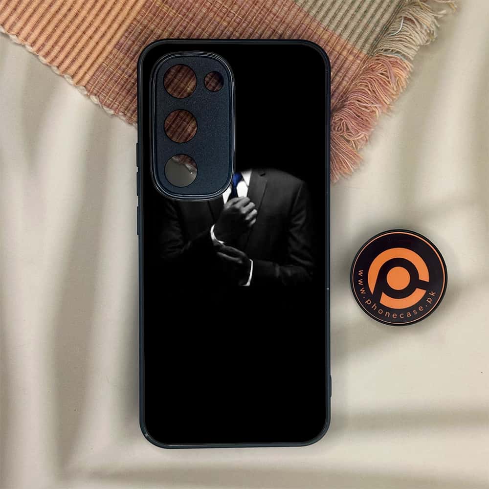 Tecno Spark 40 Pro Plus - Black Art Design 1 - Premium Metal Printed soft Bumper shock Proof Case  CS-38934