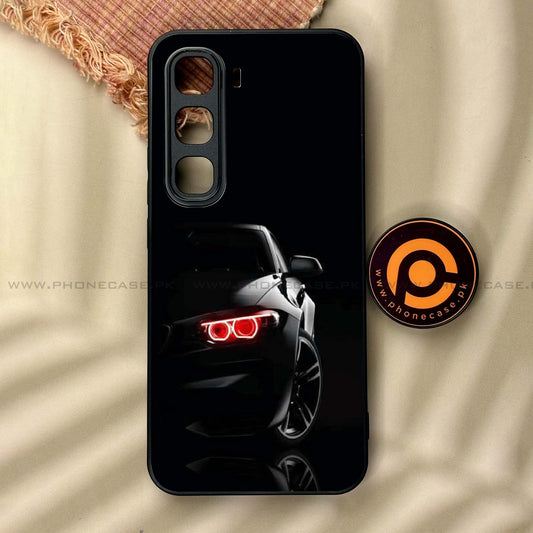 Infinix Hot 60 Pro - Black Art Design 6  - Premium Metal Printed soft Bumper shock Proof Case CS-39031