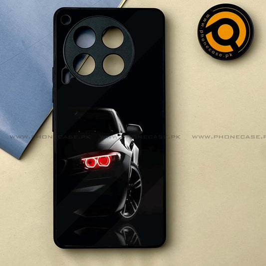 Tecno Camon 30 - Black Art Design 6 -  Premium Printed Metal soft Bumper shock Proof Case CS-38461
