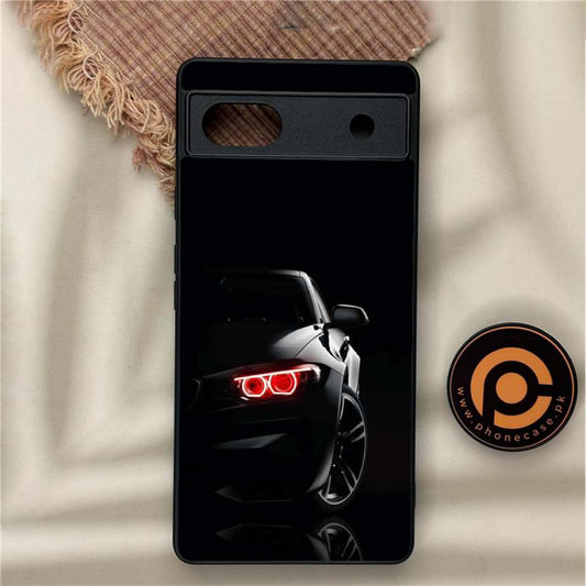 Google Pixel 6A - Black Art Design 6 - Premium Metal Printed soft Bumper Shock Proof Case CS-37351